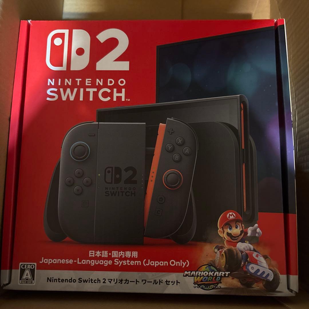 Nintendo Switch2 マリオカートワールドセット　日本語　保証書有 Nintendo Switch 2(日本語・国内専用) マリオカート ワールド セット+