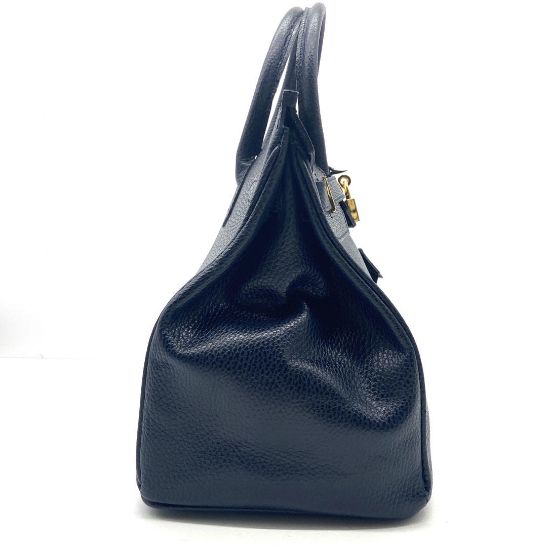 極美品】ヘンリー ハイクラス ハンドバッグ 35 カデナ ゴールド金具