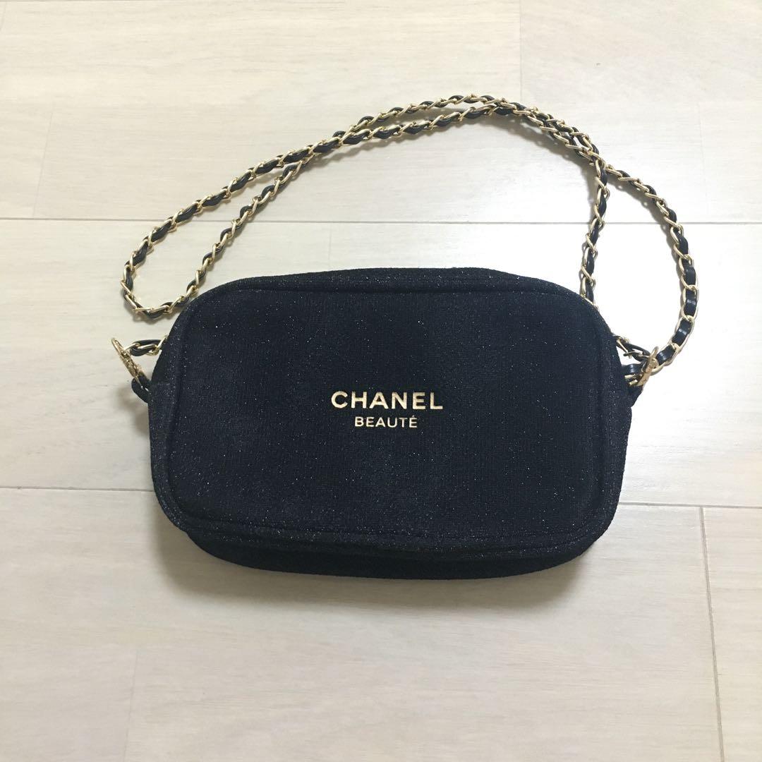 CHANEL シャネル ノベルティ ラメ ポーチ ショルダーバッグ - メルカリ