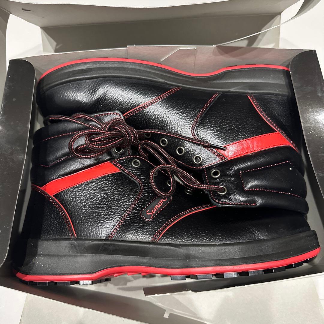 Simon SL22-R 安全靴 27.0cm 黒/赤