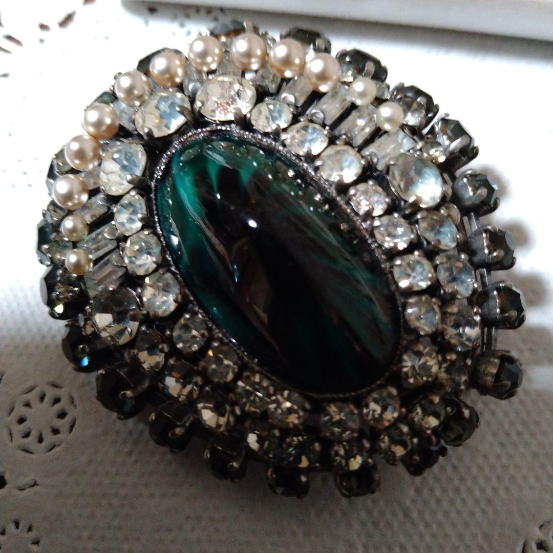 アンティークブローチ美品 マイクロモザイク アンティークブローチ – Amelie Antique