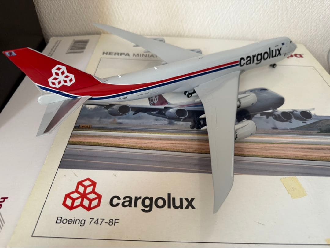 herpa cargolux Boeing 747-8F 1/200 - メルカリ