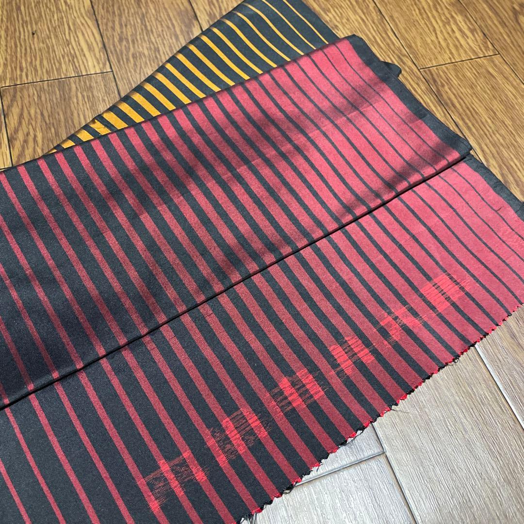 着物ワンピーステントラインロング丈《4》大島紬や紬等(7マルキ含)M〜L