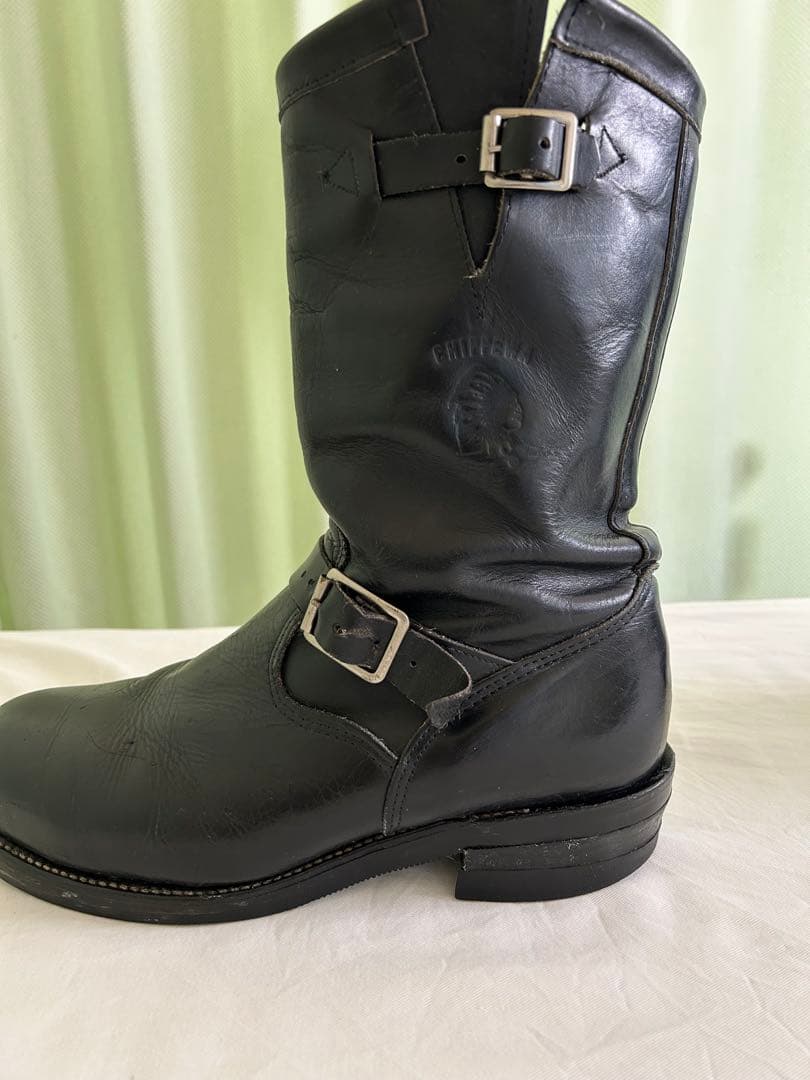 日曜日まで特別値下 チペワ CHIPPEWA 70s プリント黒タグ約10.5D