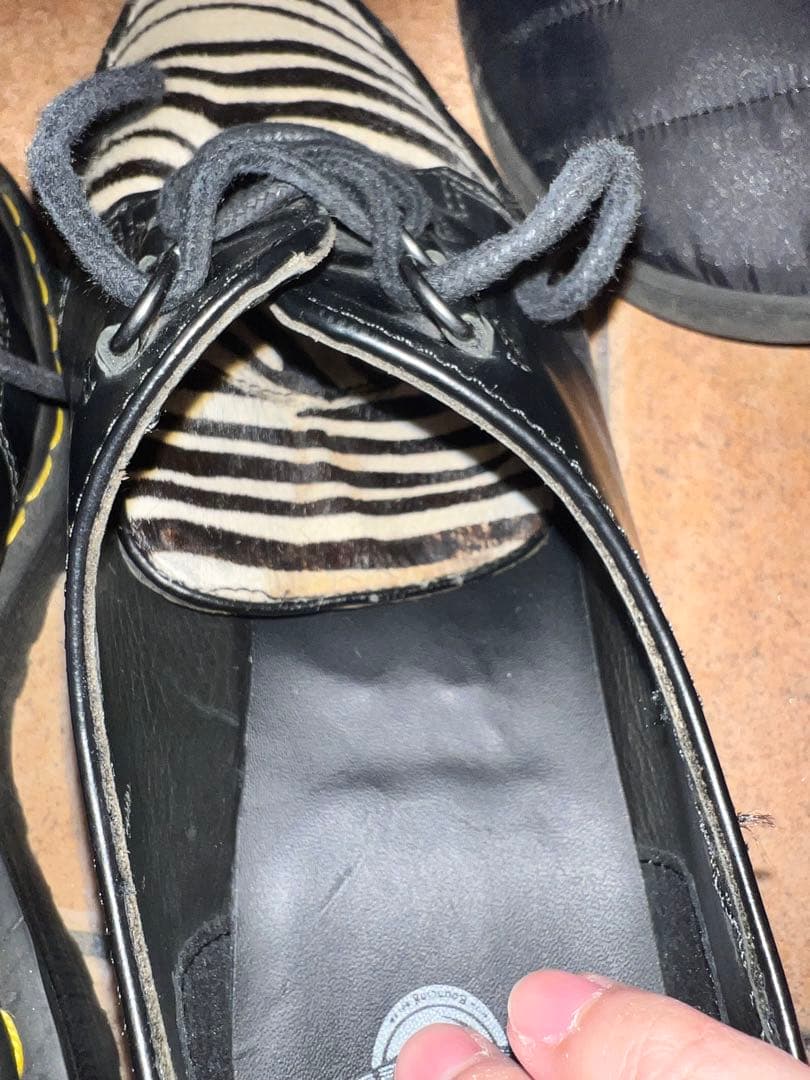 Dr. Martens ドクターマーチン ゼブラ柄 ローファー 28.0cm