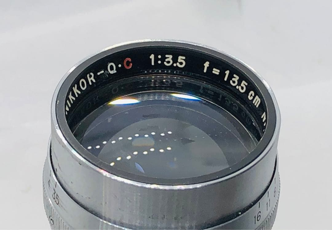 Nikon Nikkor-Q.C 13.5cm F3.5 ニコン 単焦点レンズ