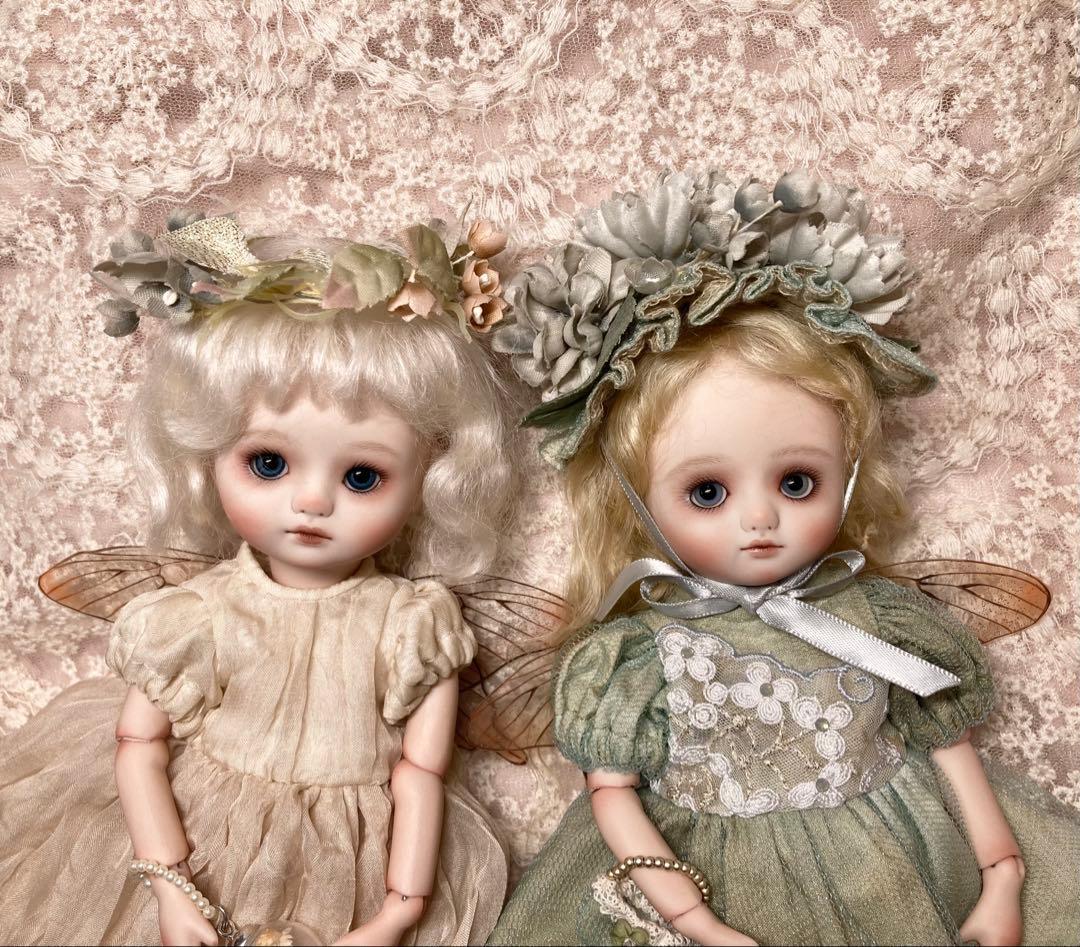 Sera様専用ページ 創作ビスクドール『flower fairy II 』 - 人形送料 無料