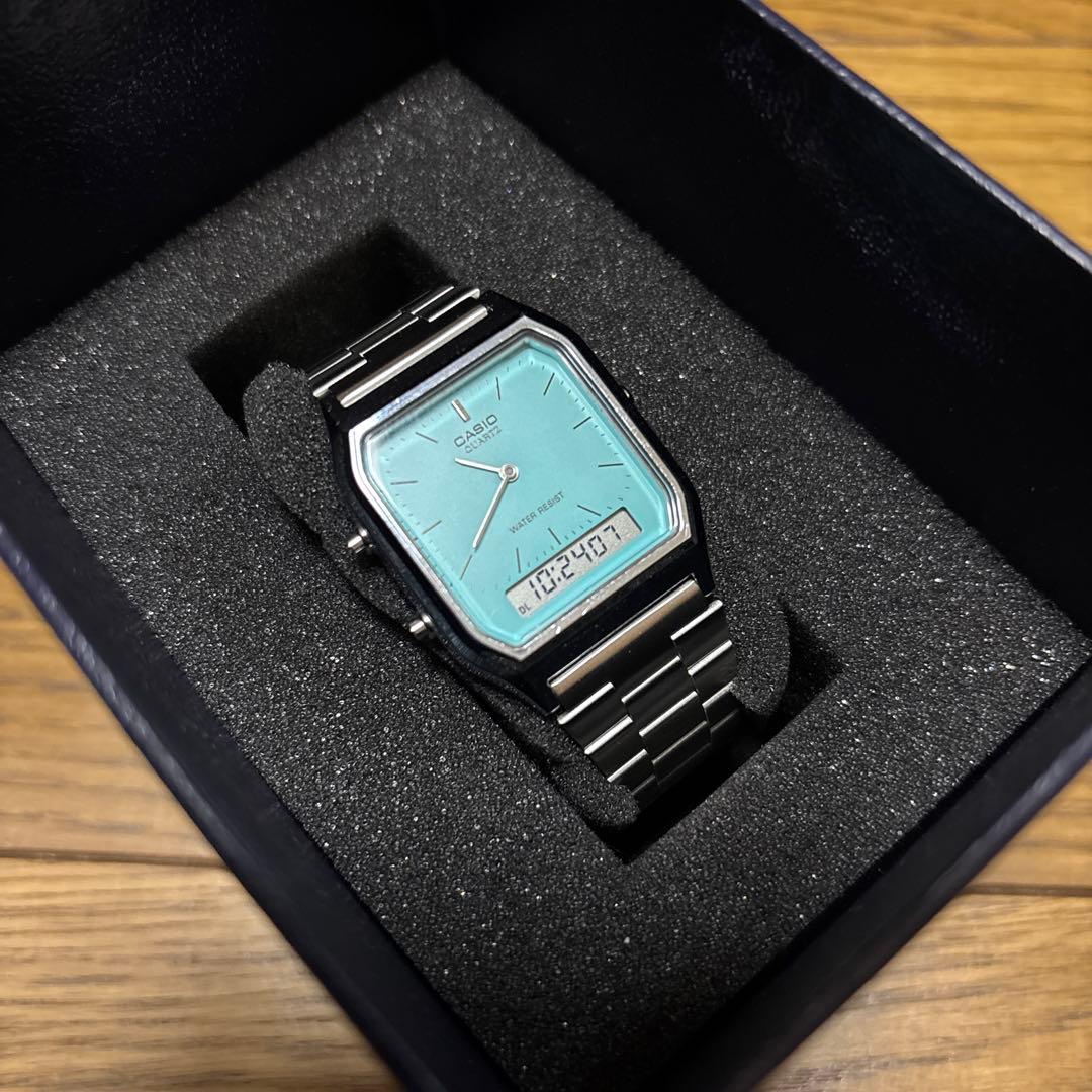 CASIO 5154P*JA デジタル腕時計 ティファニーブルーカラー - メルカリ