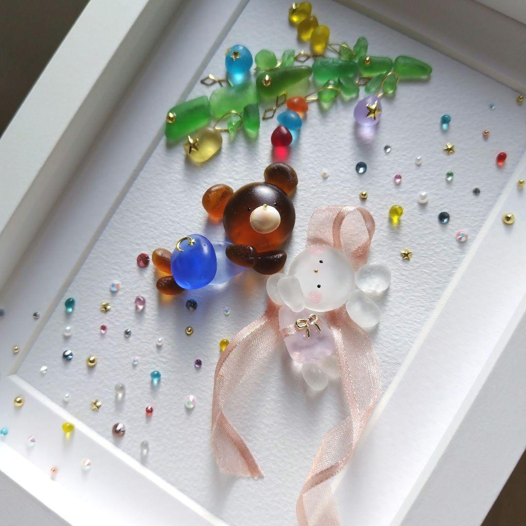 シーグラスアート『 七夕の願い.。.:*☆』他1点 29f94ef68edaffd32a9ab007b721cf