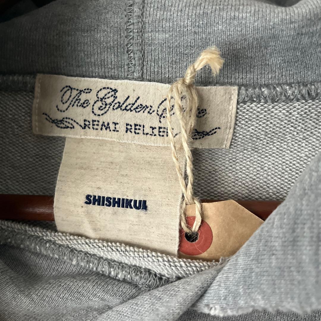 タグつき未使用 REMI RELIEF×SHISHIKUI ダメージフーディー - メルカリ