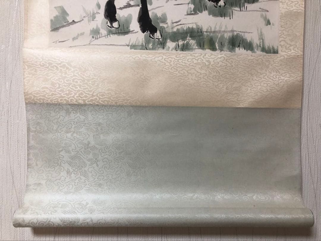 中国美術 栄宝斎 徐悲鴻［駿馬］紙本 木版 印刷！