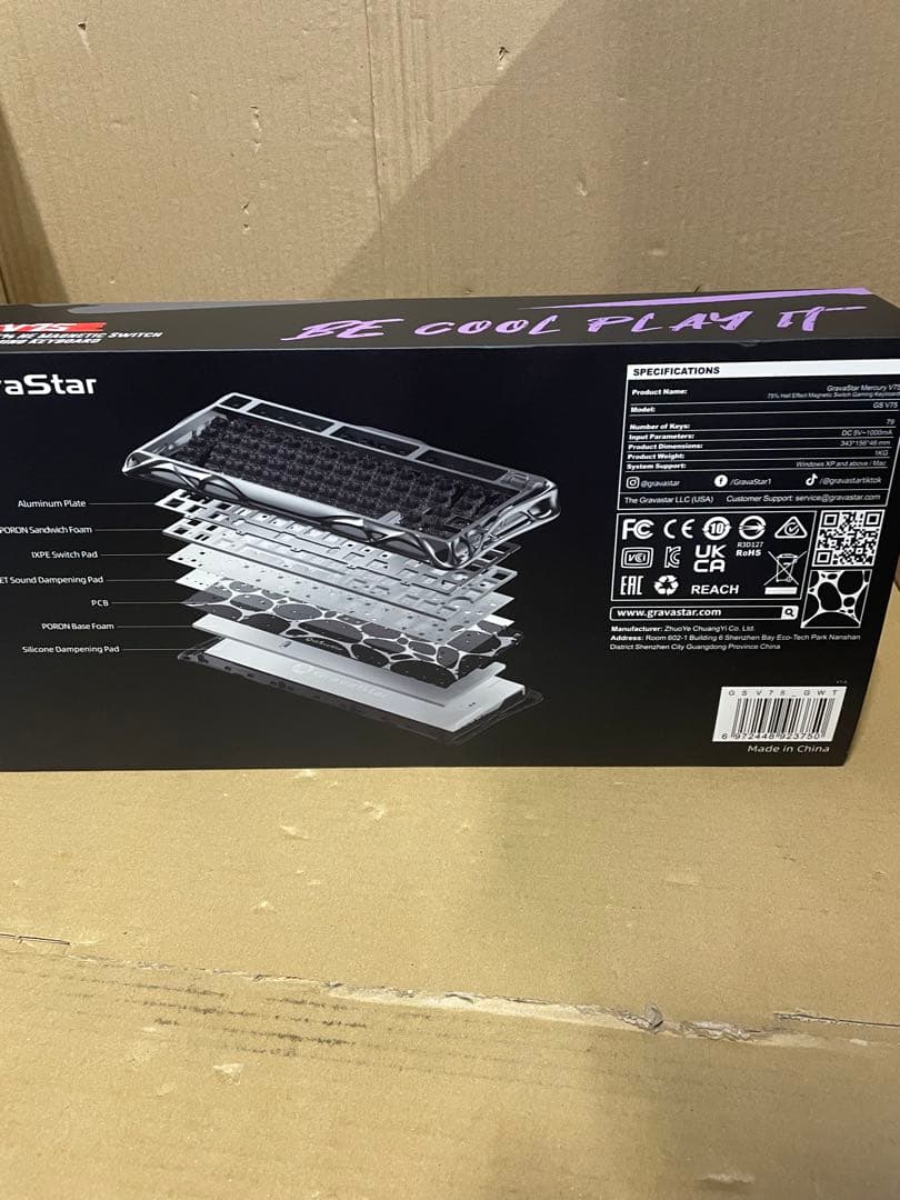 GravaStar Mercury V75 キーボード テンキーレス ホワイト - メルカリ