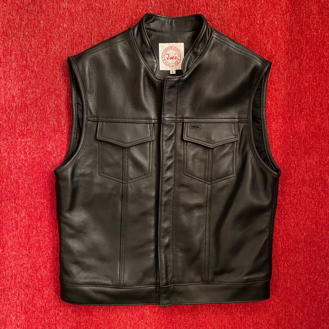 未使用Lil Joesレザーベストリルジョー サンズオブアナーキー Lサイズ