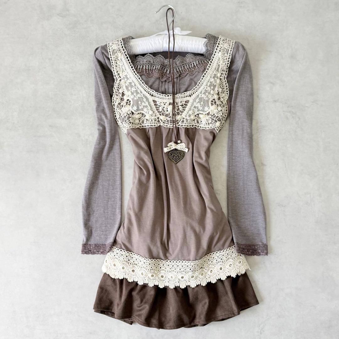 00s coquetteダークコア 森ガール フェアリーグランジ トップス - メルカリ