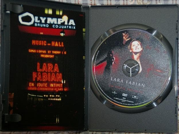 ララ・ファビアン素敵な魅力ライヴDVD-3P[En Toute Intimite