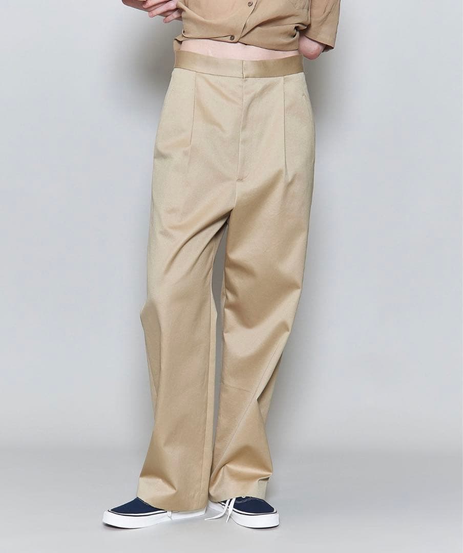 ＜6(ROKU)＞コットン チノ パンツ 34 6(ROKU)＞コットン チノ パンツ