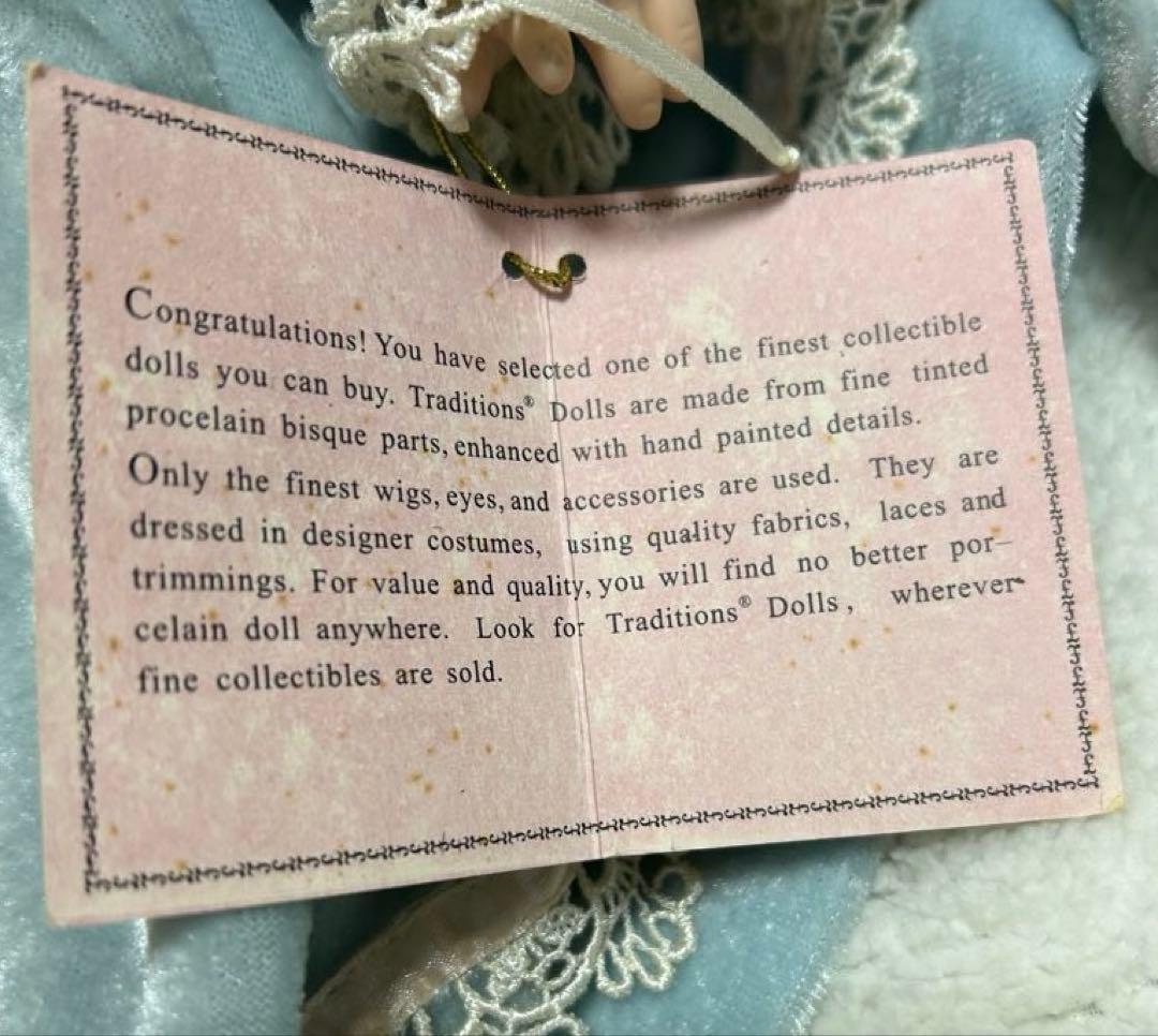 ビスクドール トラディションズ ドールコレクション タグ•イス付き