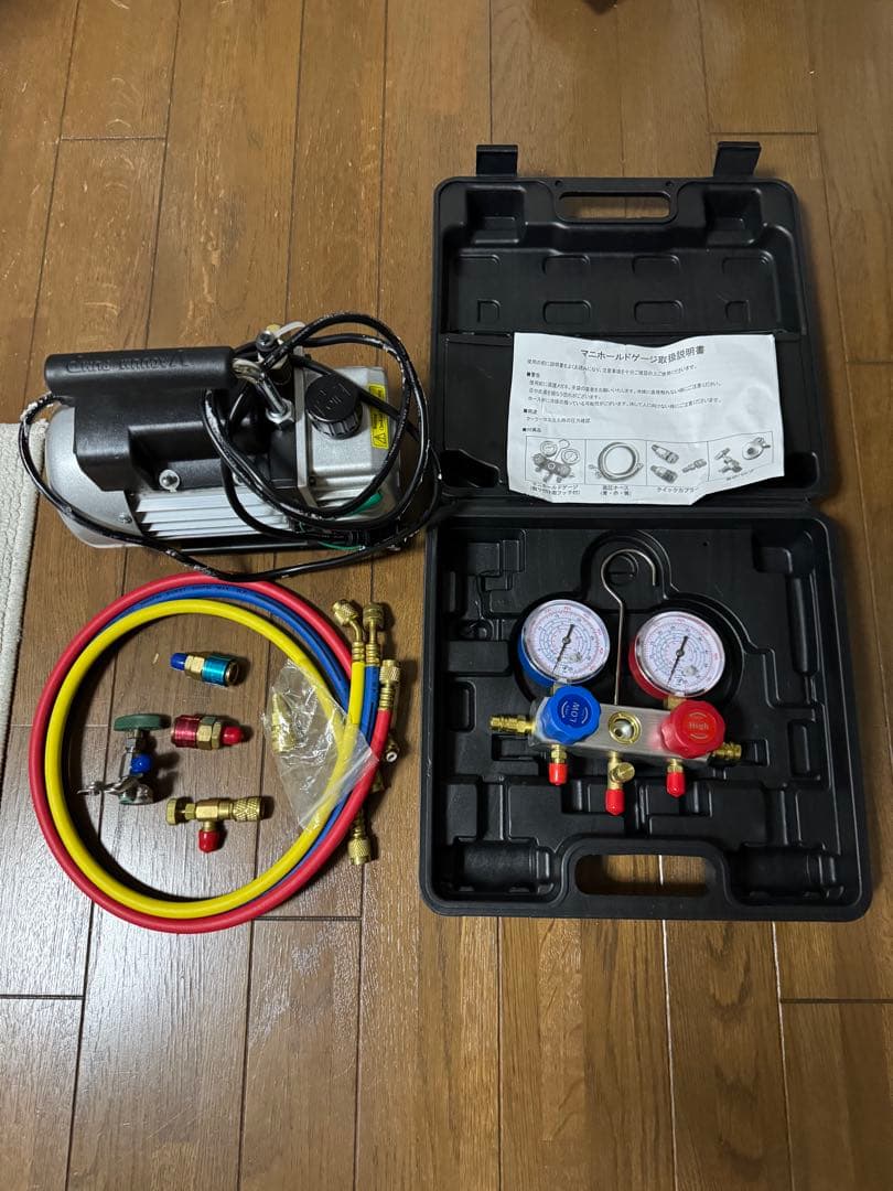 エアコン 工事 汎用 車 電動 エアコンチャージキット エアコン 工事 汎用 車 電動 エアコンチャージキット