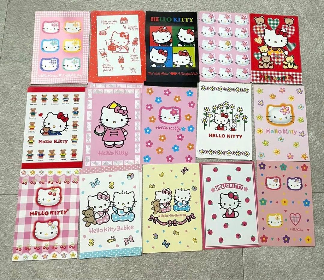 激レア美品☆ ハローキティポストカード23枚 縦向き 1998~2000年当時物
