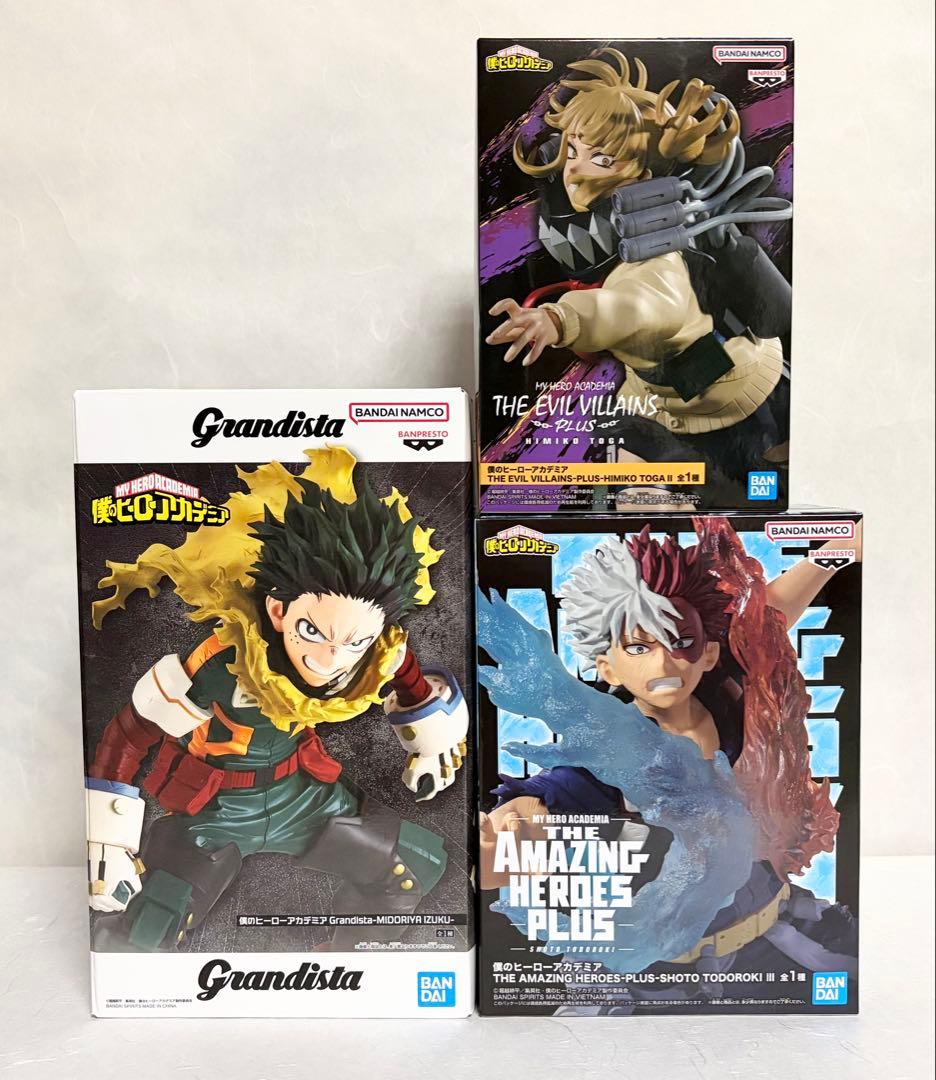 僕のヒーローアカデミア フィギュア 3種まとめ売り♡ - メルカリ