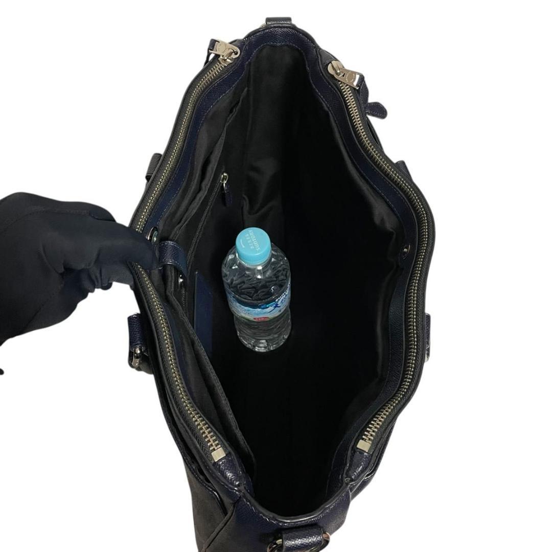 ✨良品✨COACH メトロポリタン 2way ブリーフケース ネイビー 斜め掛け