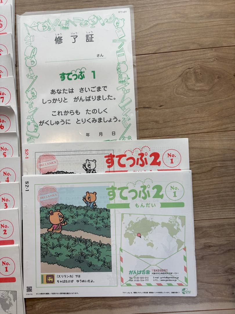 がんばる舎 ステップ1 一年分プラスおまけ付き 記入なし