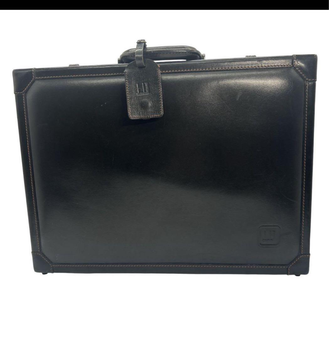 極美品】ダンヒル アタッシュケース 本革 黒 A4可 施錠可 ビジネス