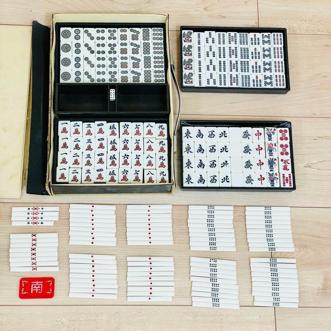 匿名配送】☆激レア☆ミズノ丸一 麻雀牌 丸一家紋牌 レトロ ビンテージ