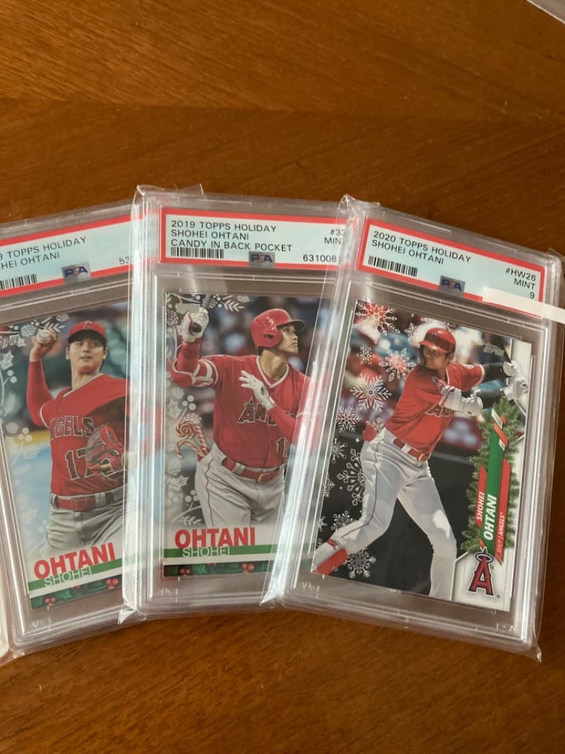 大谷翔平　シングルカード鑑定済3枚セット 楽天市場】世界限定170 PSA鑑定済み本物保証!!「大谷翔平