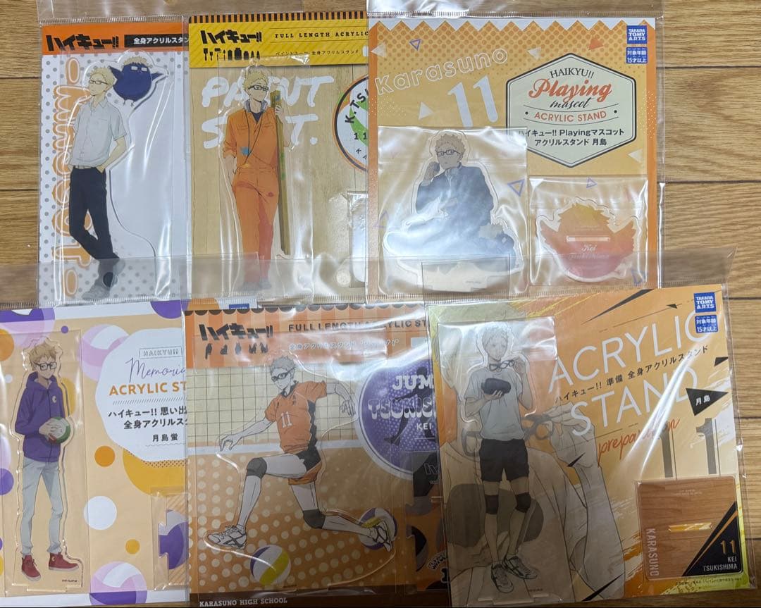 m*o様 ハイキュー 月島蛍 グッズ アクリルスタンド 缶バッジ 102点 まと