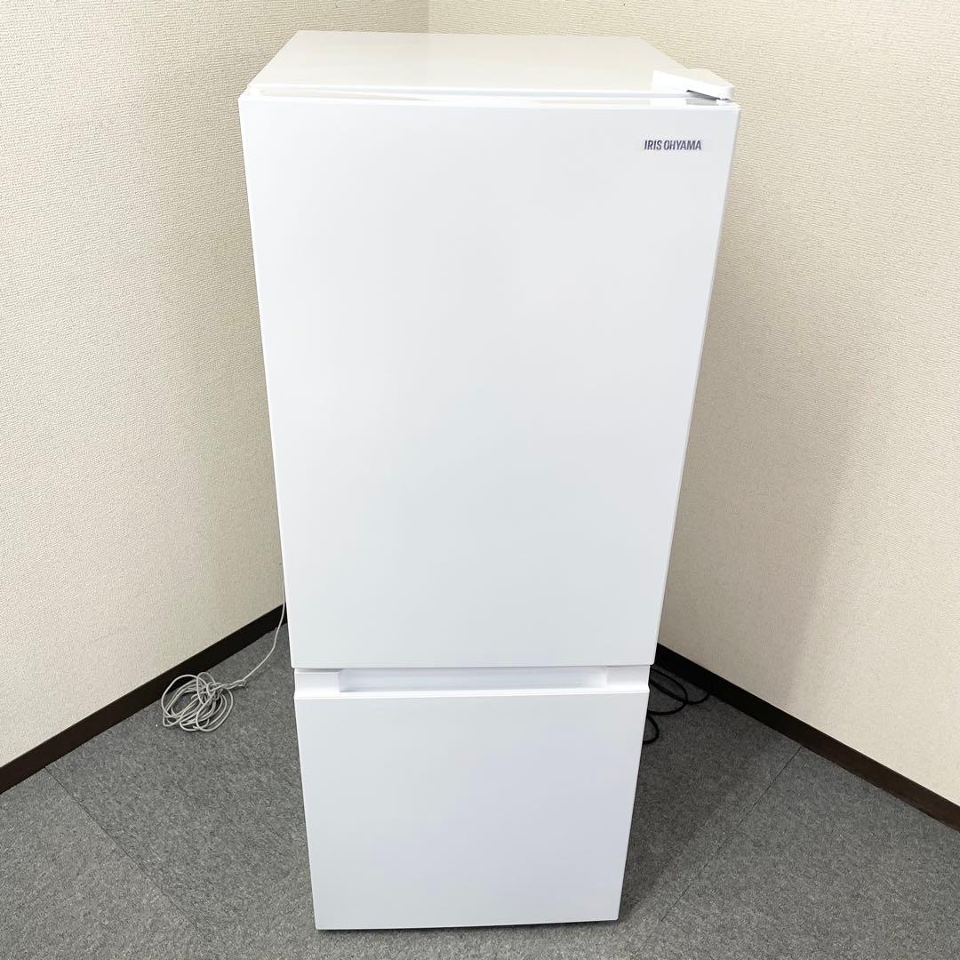 アイリスオーヤマ IRSD-13A-w 2023年製 アイリスオーヤマ IRSD-13A-W 【右開き】133L 2ドア冷蔵庫 ホワイト