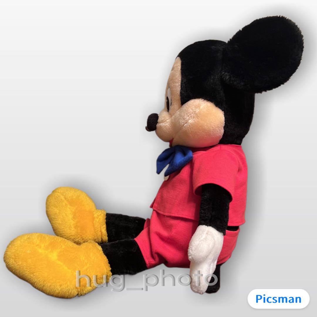 80's】サンアンドスター ミッキーマウス 特大ぬいぐるみ 昭和レトロ