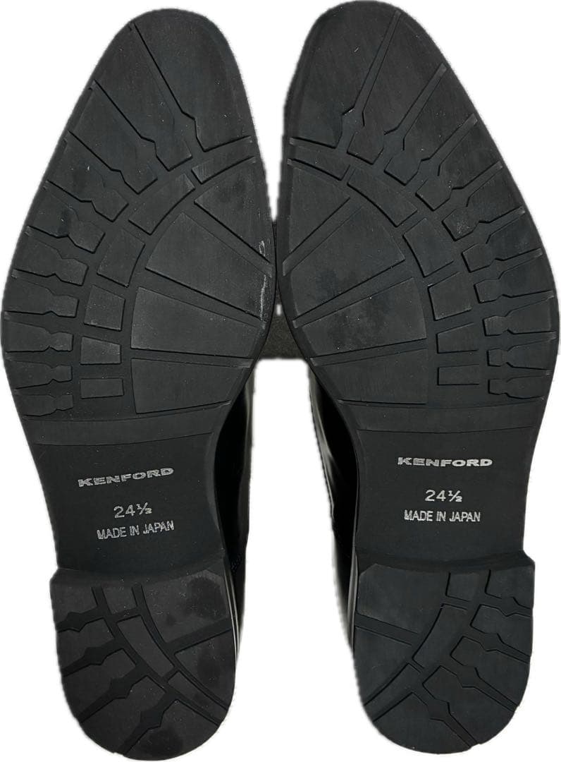 極美品【KENFORD/ビジネスシューズ】 黒 メンズ 革靴 24.5cm