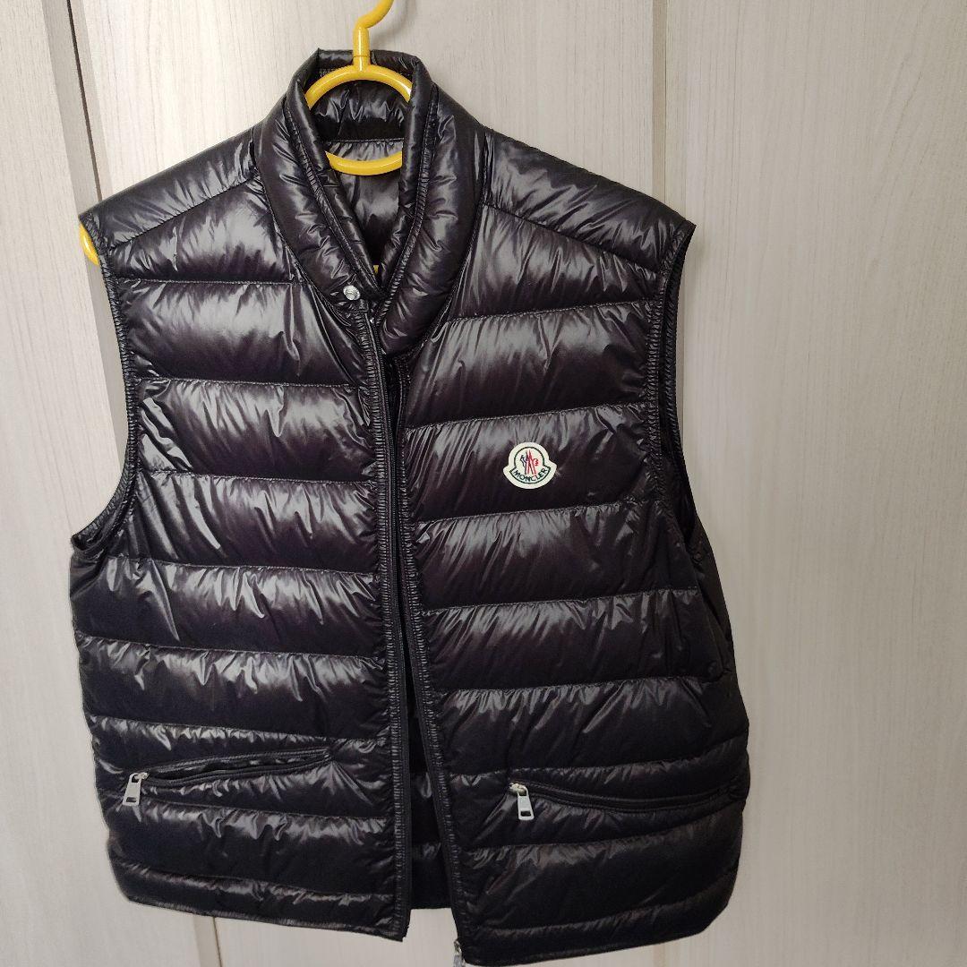 Moncler ブラック ダウンベスト サイズ2 モンクレール メンズ ダウン MONCLER ブランド ダウンベスト ベスト