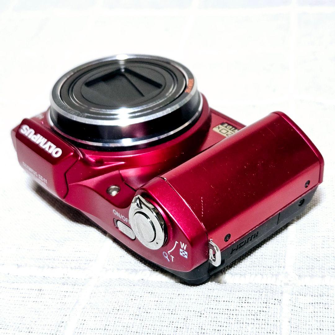準美品 動作品 OLYMPUS sz-11 コンパクトデジタルカメラ レッド - メルカリ