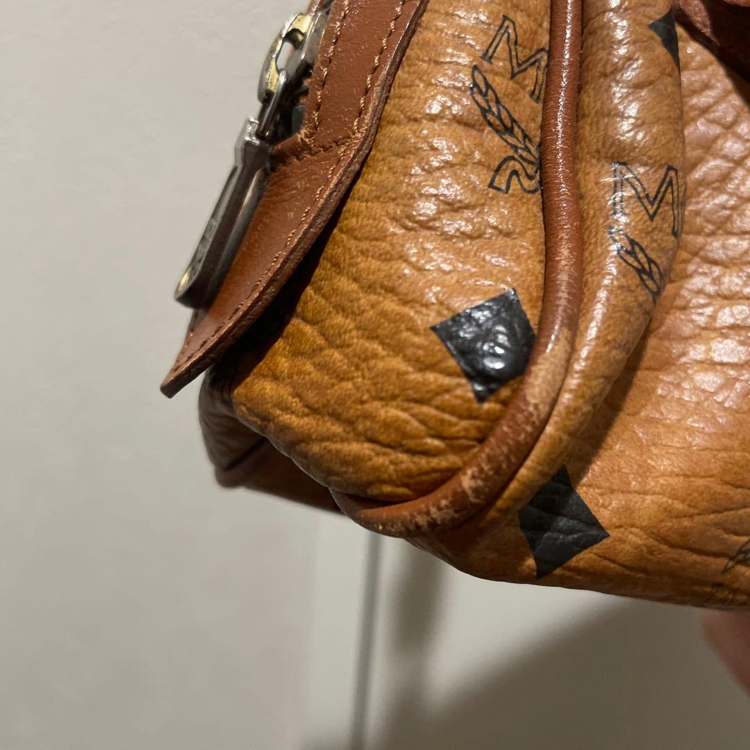 希少MCM マイクロミニ ポシェット ミニボストン アナグラム ショルダー