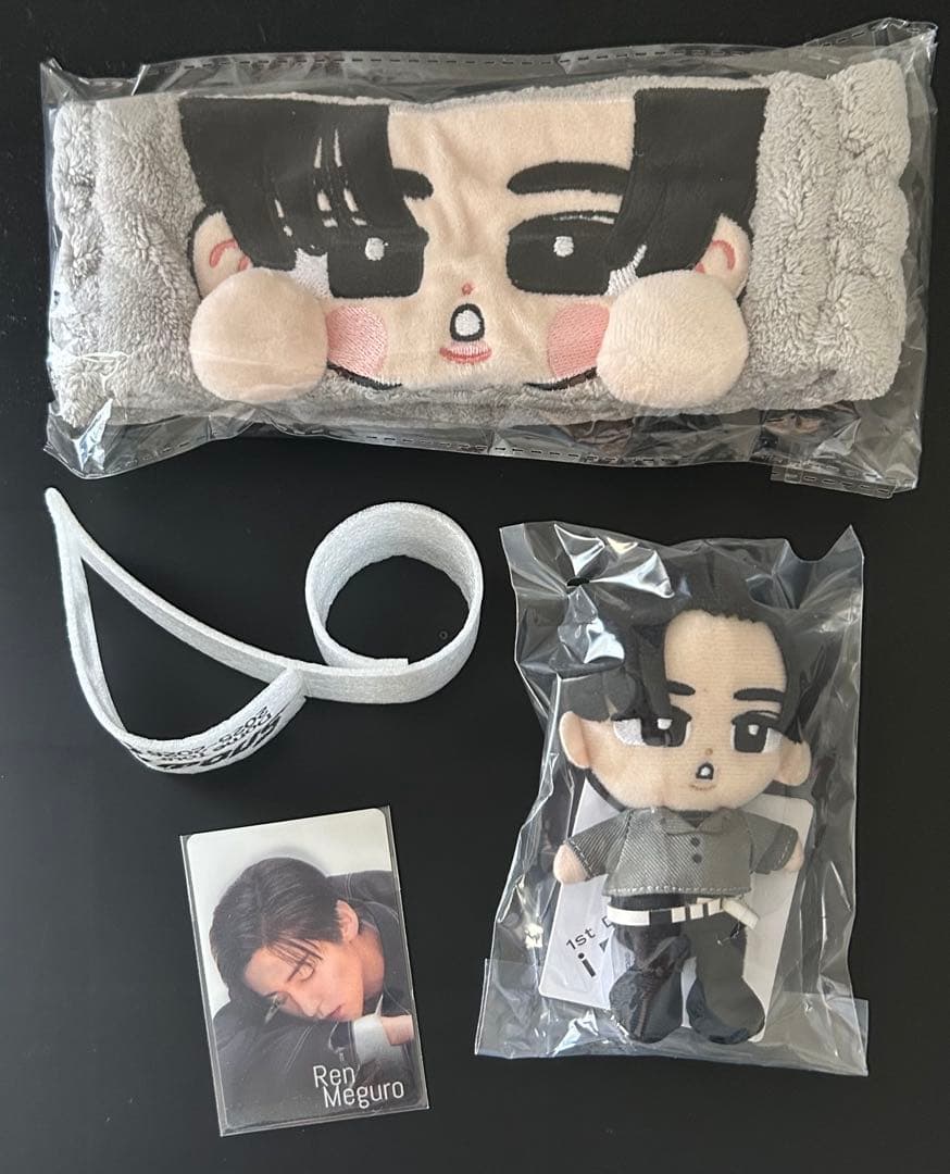 Snow Man 目黒蓮 すのチル ぬいぐるみ ヘアバンド チラ見カード 音符