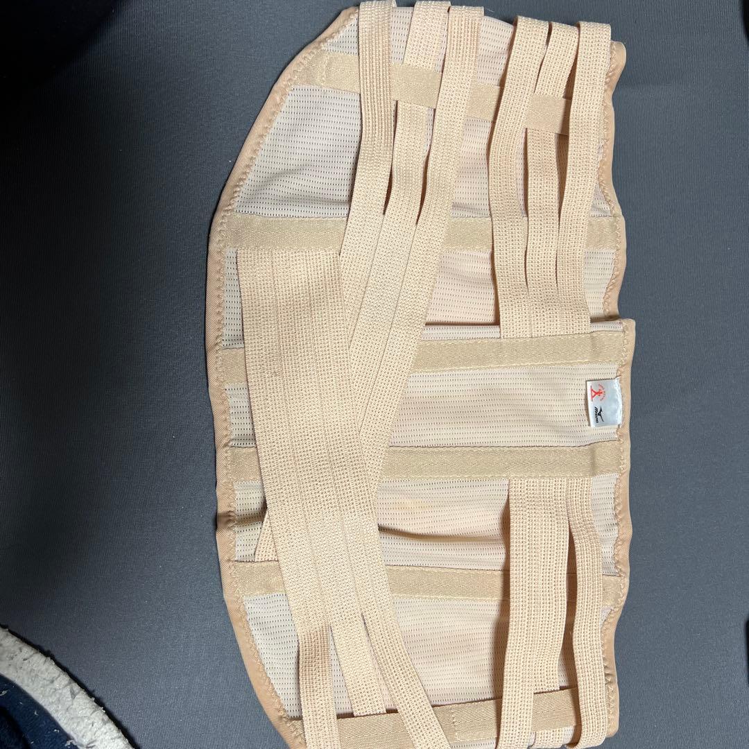 Mizuno 腰痛ベルト ベージュ サントリー C3JKB30305LL 腰部骨盤ベルト＜ワイドタイプ＞ mizuno(ミズノ) LL