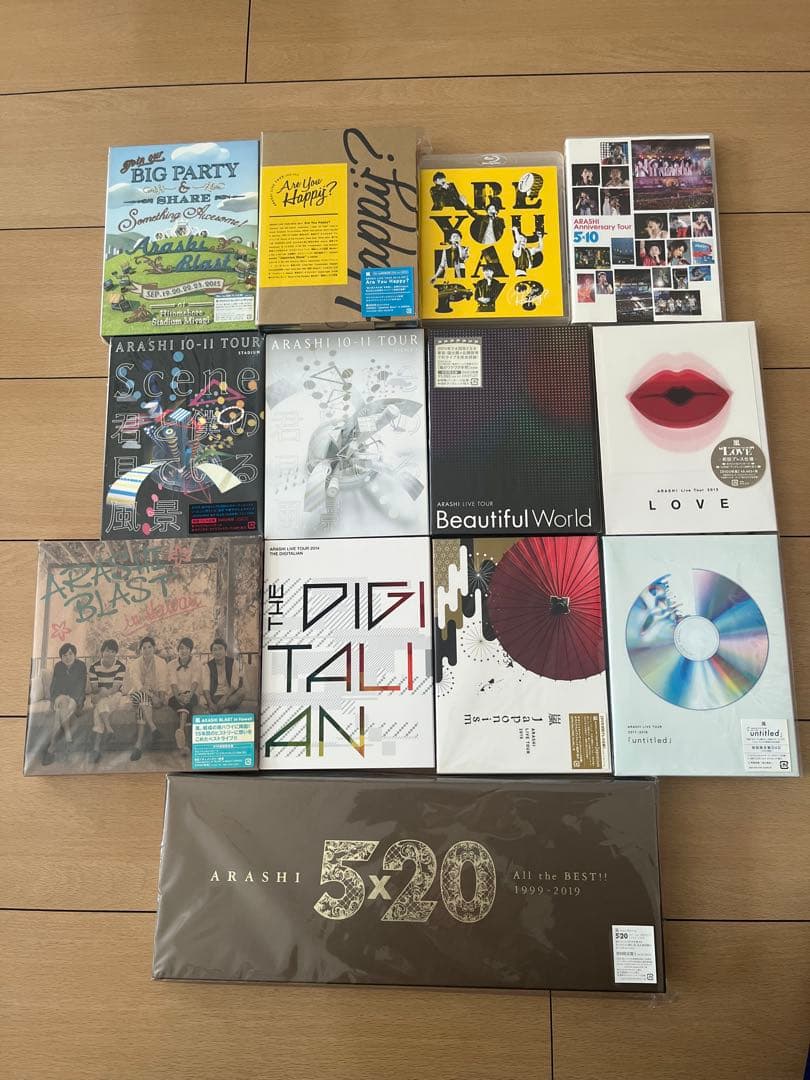 ARASHI LIVE DVD 12点＋5×20初回限定盤 - メルカリ