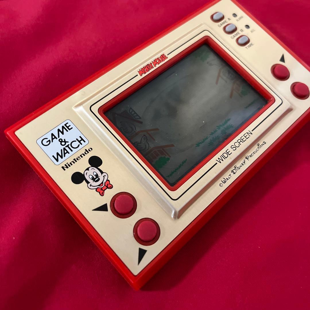 電池フタ無 ミッキーマウス ゲームウォッチ 任天堂 GAME & WATCH