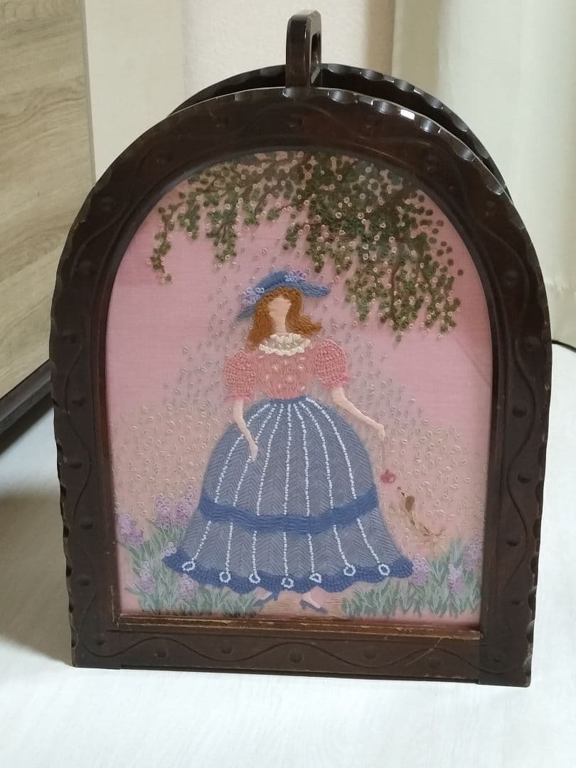 ヴィンテージ風スリッパスタンド スリッパラック 木製 8足収納 幅50.2cm 奥行き17.5cm 高さ65.5cm