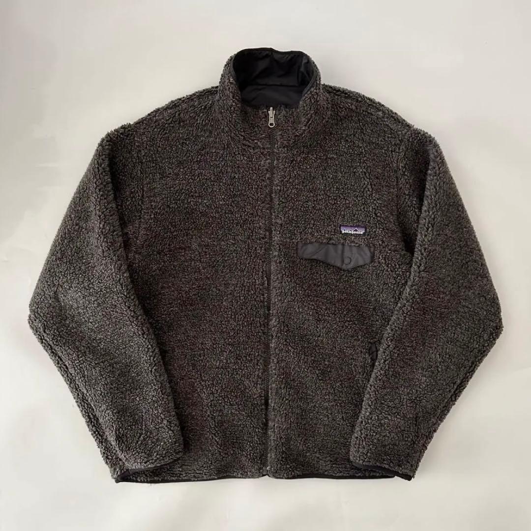 奇跡デッドストック】00s パタゴニア リバーシブル スナップジップ
