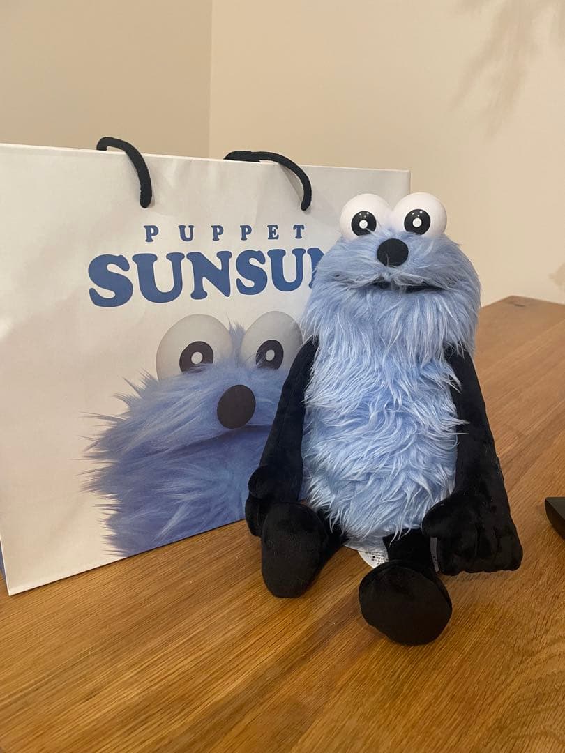 パペットスンスン ふわふわぬいぐるみ（ポップアップストア限定紙袋