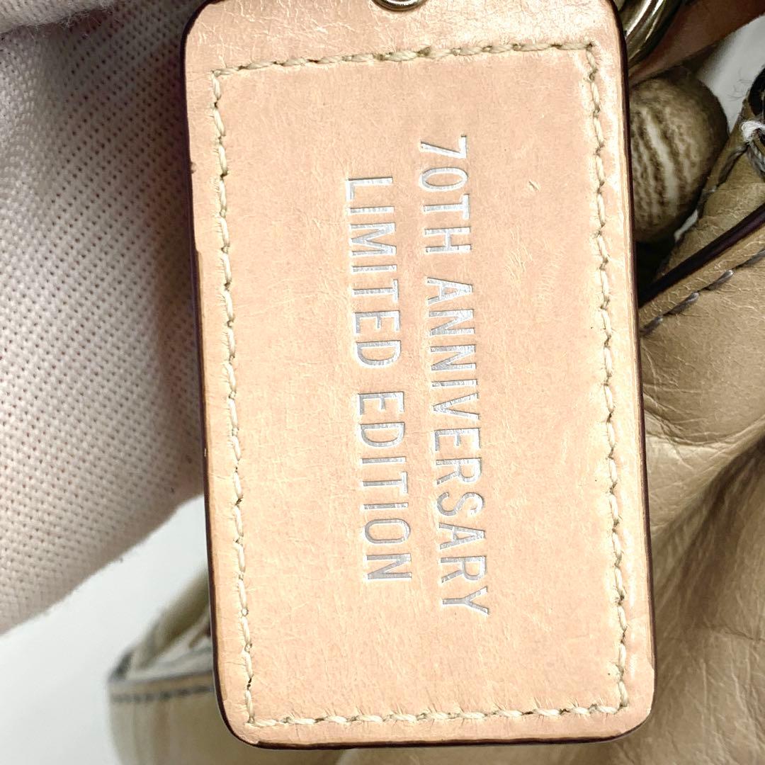 希少 COACH コーチ 70周年記念 2way ショルダーバッグ 斜め掛け - メルカリ