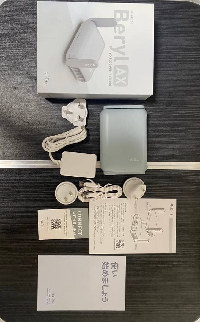 GL.iNet Beryl AX 無線LANルーター GL.iNet GL-MT3000 (Beryl AX) Wi-Fi 6 ワイヤレス トラベル