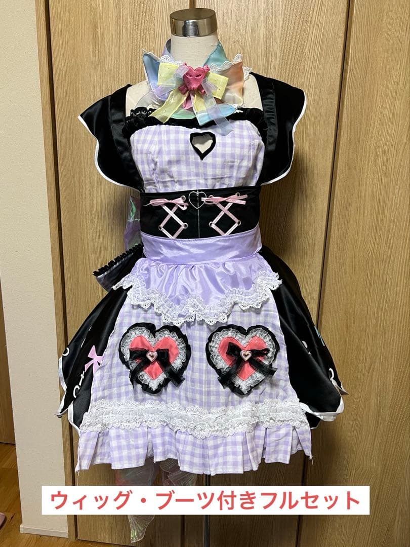 う*い様 夢見りあむ SSR コスプレ衣装　フルセット　デレステ 夢見りあむ SSR コスプレ フルセット - メルカリ