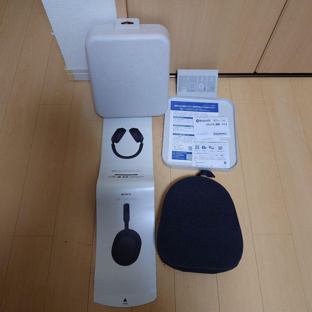 Sony WH-1000XM5 ワイヤレスヘッドセット SONY（ソニー） ヘッドホン WH-1000XM5 WH-1000XM5(S) マイク付き