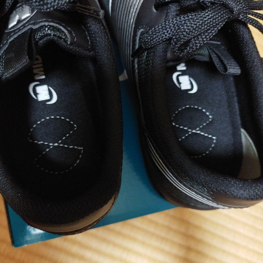 美品✨【25.5cm】ブラックプロスニーカー ミドリ安全 人工皮革製