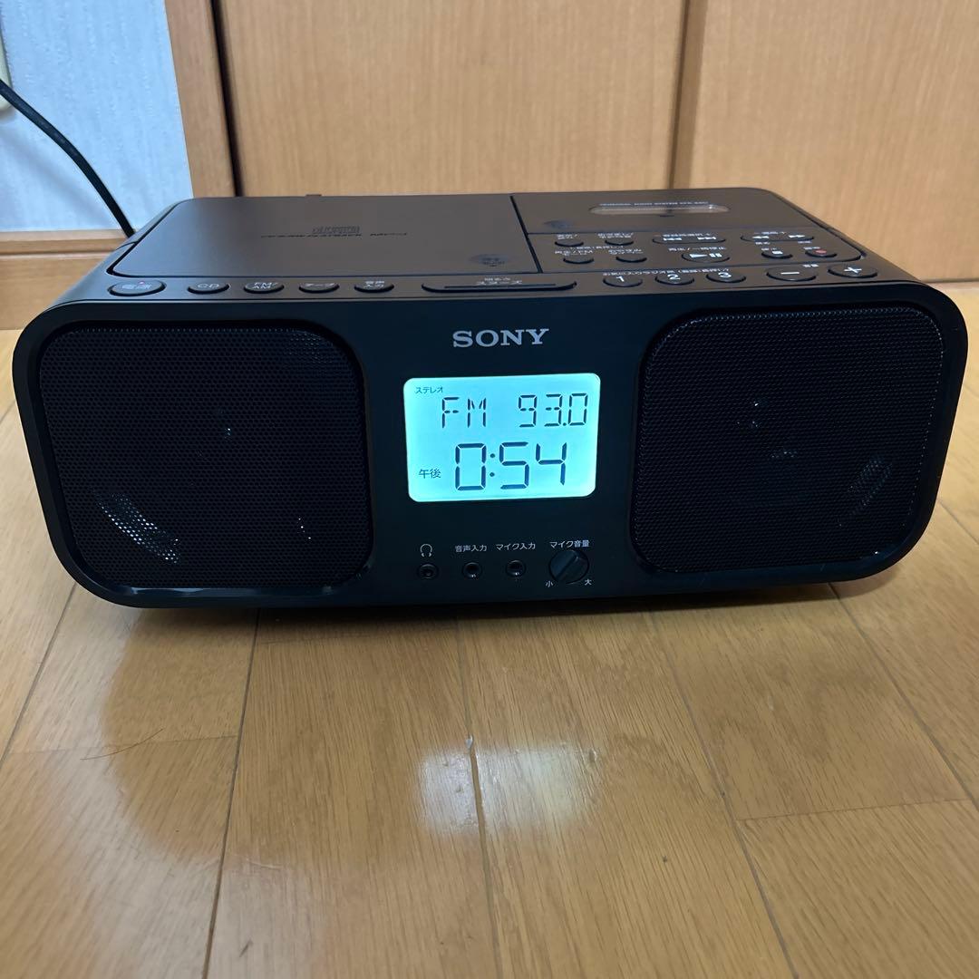ソニー CDラジカセ CFD-S401 ブラック - メルカリ