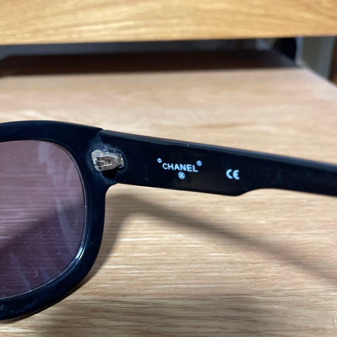 CHANEL ブラック キャットアイ サングラス - メルカリ